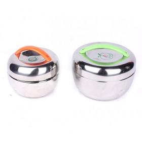 Cute Stainless Steel Insulated Lunch Boxes With Color Handle