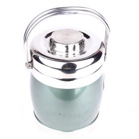 High Quality 1.4L Blue Stainless Steel Grey Polished Insulation Lunch Boxes