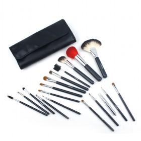 Cheap Black Professional Ulstra Soft Bristle Portable Travel Eyes Cosmetic Makeup Brushes Set