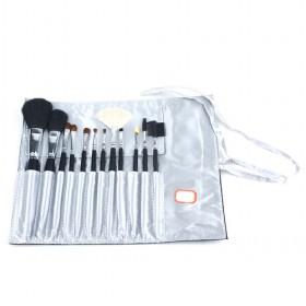 High Quality Silver Professional Ulstra Soft Bristle Eyes Cosmetic Makeup Brushes Set