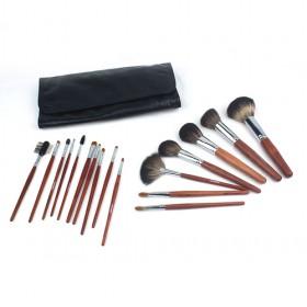 Cheap Wooden Handle Professional Ulstra Soft Bristle Eyes Cosmetic Makeup Brushes Set