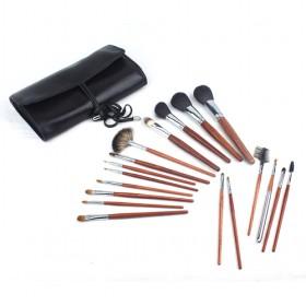 Economical Wooden Handle Professional Ulstra Soft Bristle Eyes Cosmetic Makeup Brushes Set