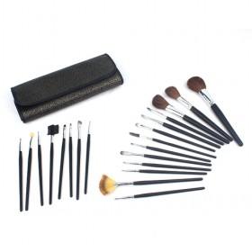 High Quality Black Professional Ulstra Soft Bristle Eyes Shadow Cosmetic Makeup Brushes Set