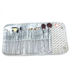 High Quality Silver Professional Stippling Cosmetic Makeup Brush Set