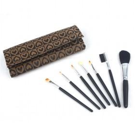 Professional Brown Portable Ulstra Soft Bristle Cosmetic Eye Shadow Makeup Brush
