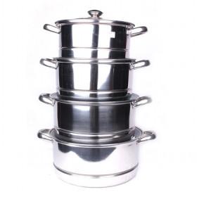 Hot Sale Chrome Plated 4pcs Stainless Steel Pots Sets With Magnet