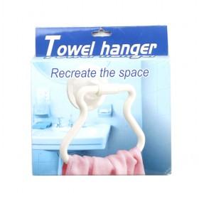  Wall Mounted Platsic Bathroom Towel Ring Toilet