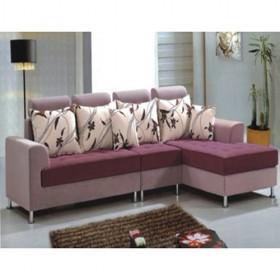 High Quality Purple And Pink Custom Fabric Sofa Design