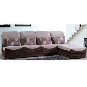 Fashionable Brown Spots Decorative Separable Fabric Sofa Set