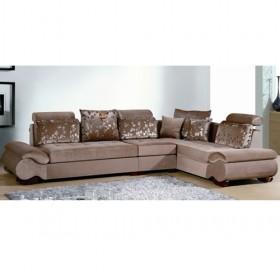Light Brwon Leopard Spots Decorative Detachable Fabric Sofa