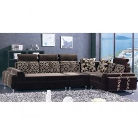 High Grade Leopard Detachable Fabric Sofa Set