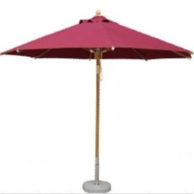 48mm High Roseo Patio Luxurious Teak Wood Umbrella
