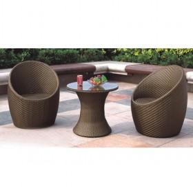 High Quality Modern Design Casual Style Rattan Chair Patio Set