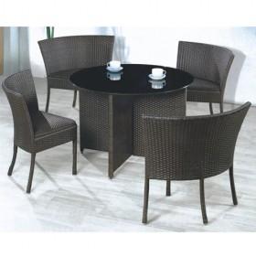 New Style Elegant Nice Rattan Dining Patio Set