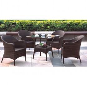 High Quality Casual Stylish Wicker Rattan Patio Dining Set