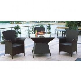 Fashionable Design Casual Style Patio Rattan Dining Set