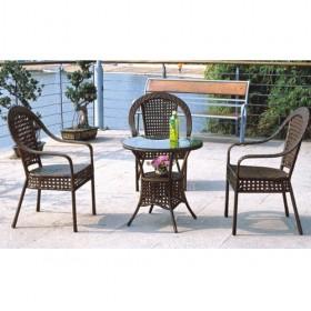 High Quality Environmental Friendly Rattan Dining Patio Set