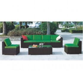 High End Fashionable Large Size Durable Rattan Sofa Set