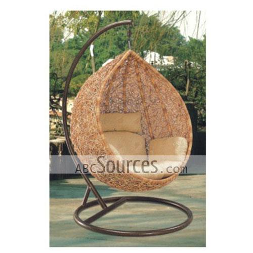 Lovely Design Drip Rattan Outdoor Swing Seat
