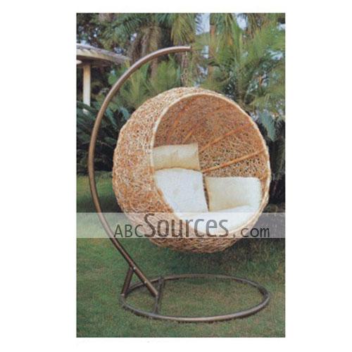 Lovely Design Round Rattan Outdoor Swing Seat