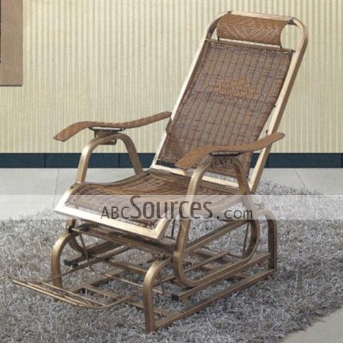 Leisure Stylish Wicker Rattan Patio Rocking Chair