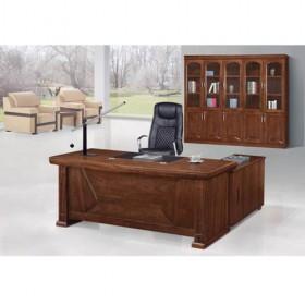 High Quality Red Wooden Four Persons Office Staff Table/ Work Desks