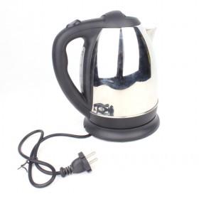 Silver Plated Stainless Steel Electric Water Kettle Whistling Kettle