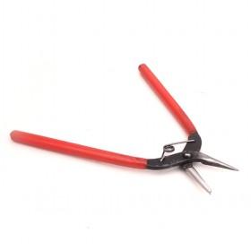 Iron Pruner With Handle Wrapped Red PU Leather, Hot Sale Garden Tools, Grass Shear