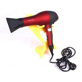 Professional Plastic Red And Black Colored Hair Dryer For Home And Salon