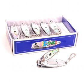 White Chinese Painting Stainless Steel Nail Cutter/ Fingernail Clippers/ Nail Trimmers