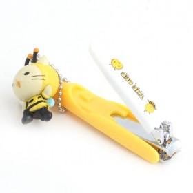 Best Selling Yellow Plastic Bee Nail Clipper/ Nail Cutter/ Fingernail Trimmer