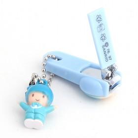 Sweet Design Light Blue Little Doll Stainless Steel Nail Clipper/ Fingernail Cartoon Clippers