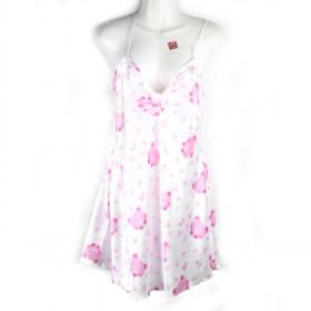 Flower Deep V Sexy Nightgown