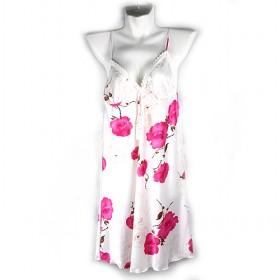 Flower Lace Edge Nightgown