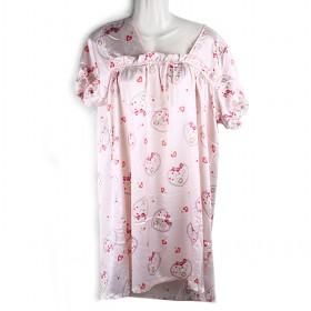 Cute Pink Printed Nightgown