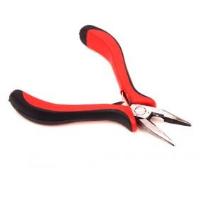 Red ; Black Plier For Jewlery, Chain Nose Micro Pliers