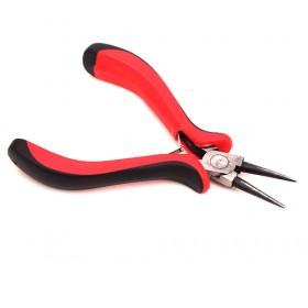 Red ; Black Plier For Jewlery, Fine Round Nose Micro Pliers