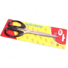 Iron Scissors With Black Shinny Handle, Sissor For Home ; Office Use