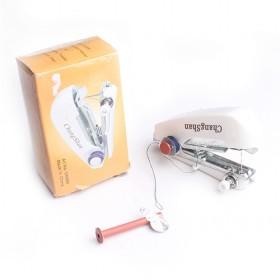 White Tiny Handheld Portable And Convenient Sewing Machine With Watch