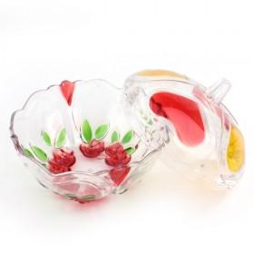 Refreshing Design Colorful Plastic Sugar Bowl With Lid