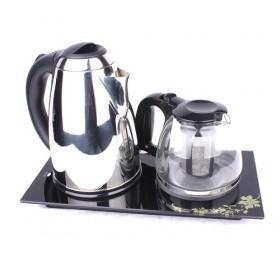 Top Quality Water Kettle Modern Design Stainless Steel Electric Tea Pot Kettle With Teapot Set