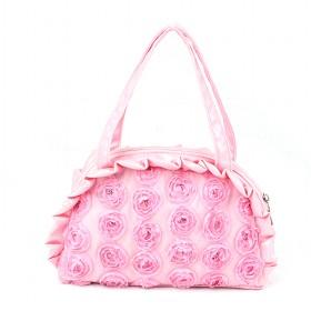 Pink Cute Dumpling Shape Weekender Bags, Small Purse Bags, Cloth Bags