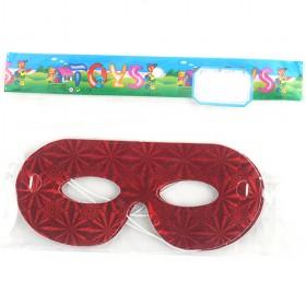 Cheap Red Blingbling Plastic Cat Eye Masks Pack