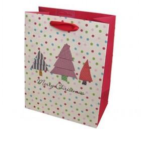 Wholesale Modern Design Cartoon Christmas Tree Prints Paper Chritmas Gift Bag