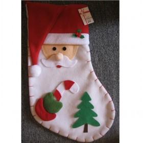 18;quot; Hot Sale New Christmas Stocking, Non Woven Santa Style Stocking