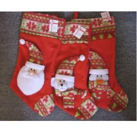 18;quot; Mix Design Christmas Stocking, High Quality Non Woven Stocking, New