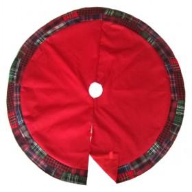 150cm Shinny Red Christmas Tree Skirt, Christmas Decoration 2013