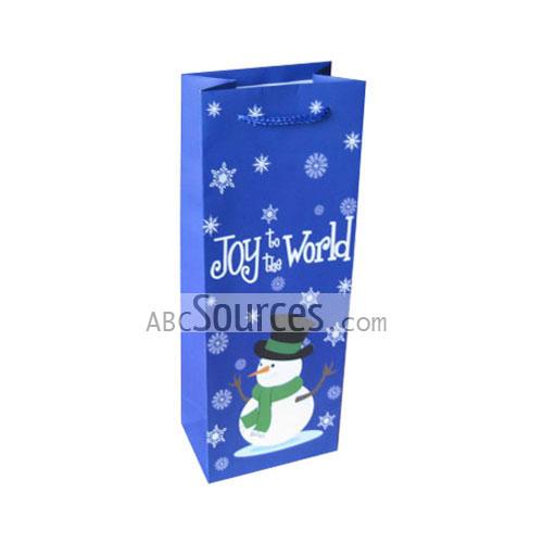 Christmas Wine bag