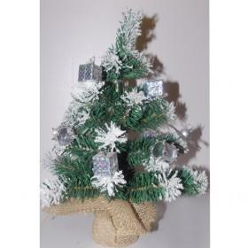 Mini Christmas Tree With Silver