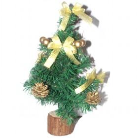Mini Christmas Tree With Gold